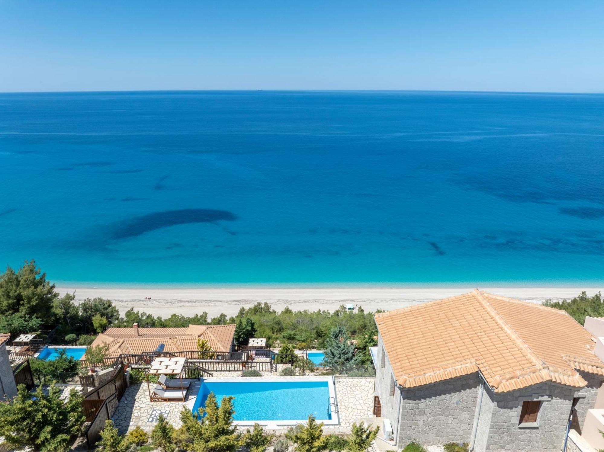 Milos Paradise Luxury Villas Áyios Nikítas Exterior foto