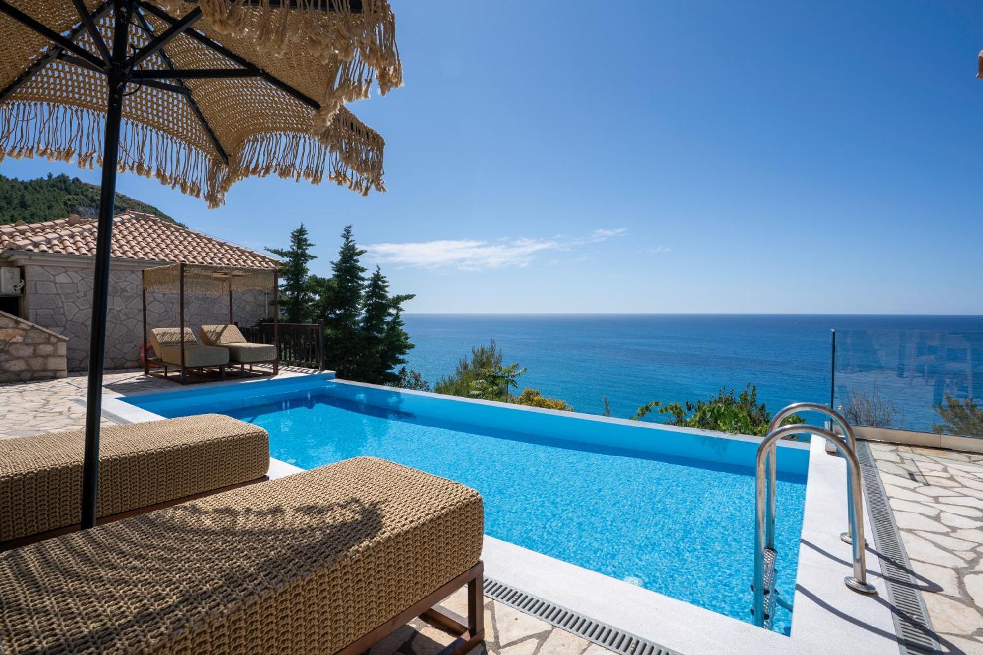 Milos Paradise Luxury Villas Áyios Nikítas Exterior foto