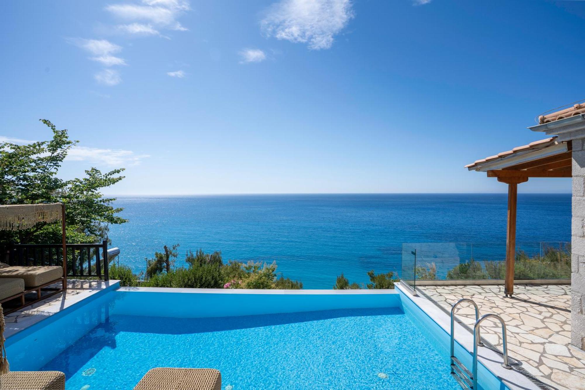 Milos Paradise Luxury Villas Áyios Nikítas Exterior foto